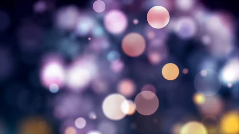 Bokeh wallpaper, Circles, Blur background, Pattern, Backdrop