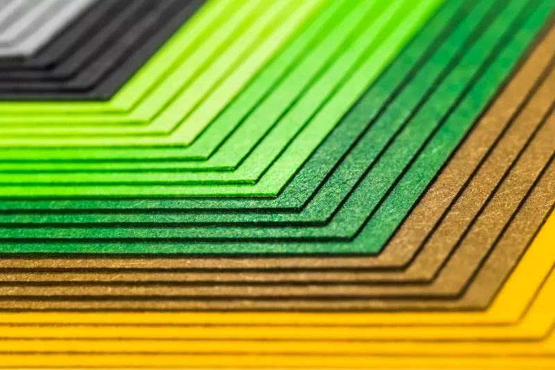 Color Papers Texture, Colourful, Multicolor, Stationery, Pattern, Paper Stack, Selective Focus, 5K