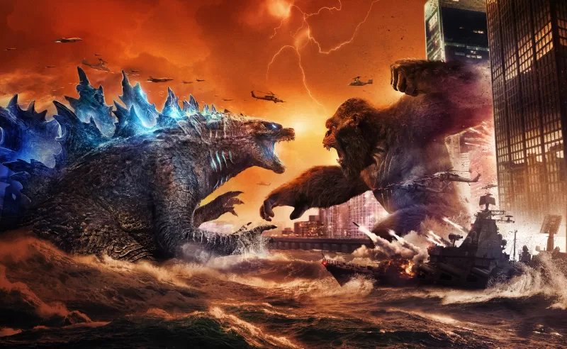 Godzilla vs Kong, 5K wallpaper