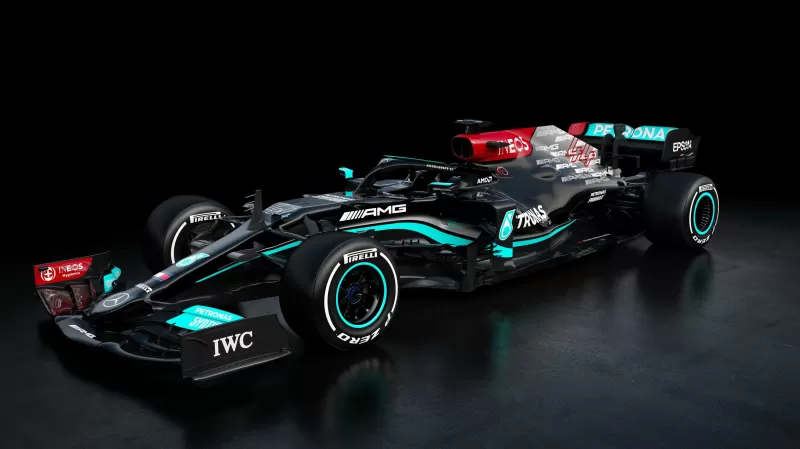 Mercedes-AMG F1 W12 E Performance, 2021, F1 2021, F1 Cars, Dark background, AMOLED