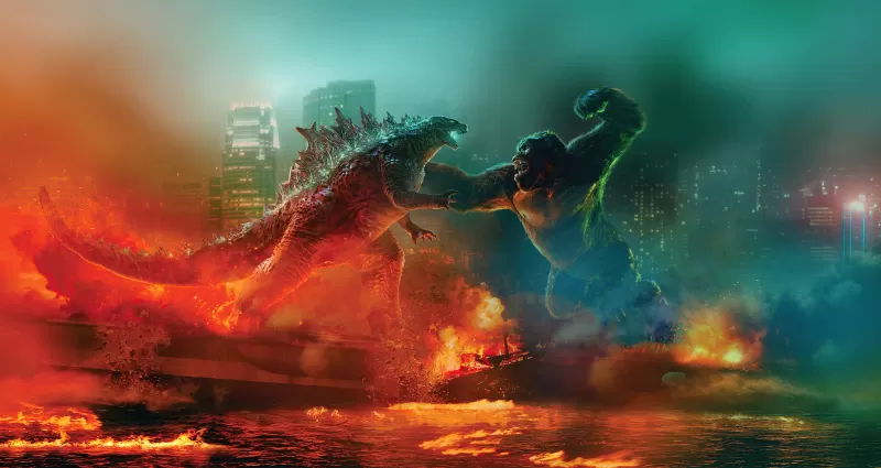 Godzilla vs Kong 5K wallpaper