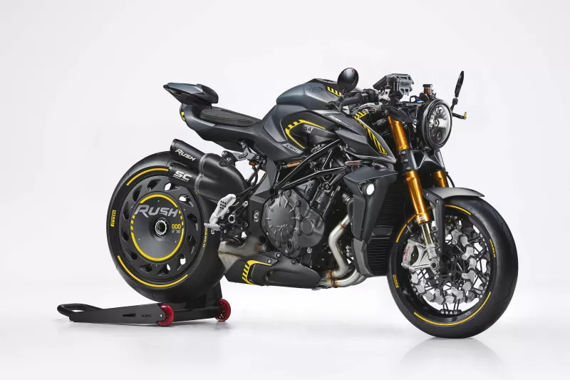 MV Agusta Rush, White background 4K