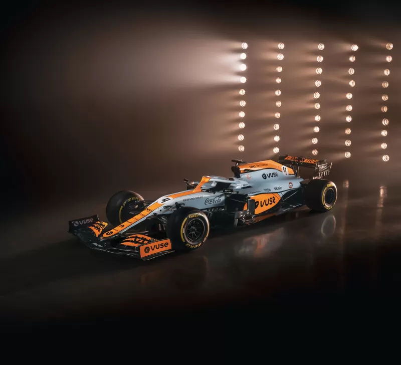 McLaren MCL35M, Formula One cars, 2021, 5K background