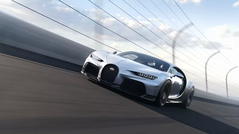 Bugatti Chiron Super Sport, Hyper Sports Cars, Race track, 2021