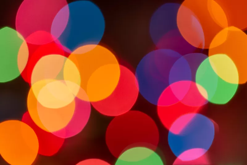 Lights Bokeh, Blur background, Colorful, Multicolor, Circles, 5K wallpaper