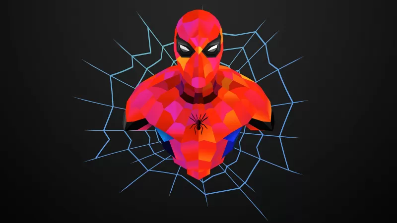 Spider-Man, Marvel Superheroes, Dark background