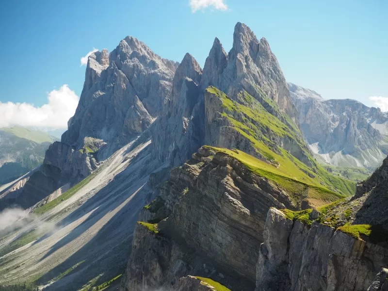 Val di Funes, Dolomites, Italy, Mountain Peaks, Landscape, Beautiful, Cliffs