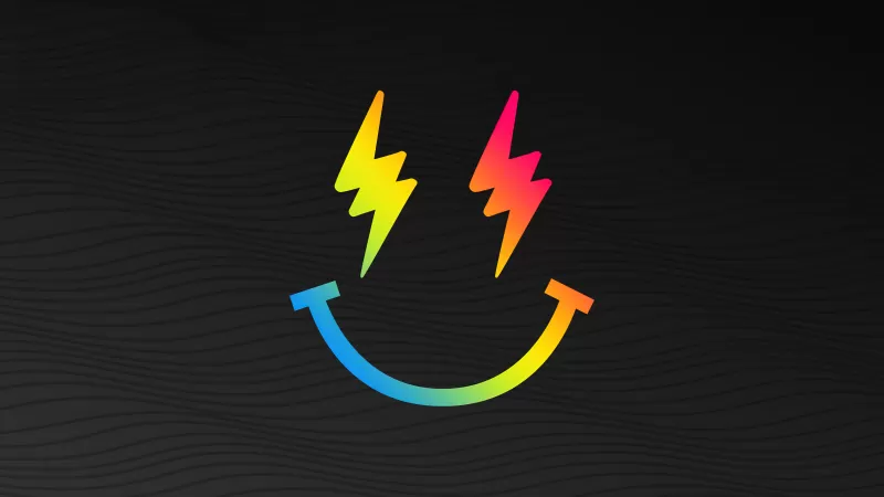 Fortnite, J Balvin, Smiley wallpaper, Dark background, Multicolor