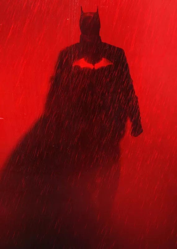 The Batman, 2022 Movies, DC Comics, Red background
