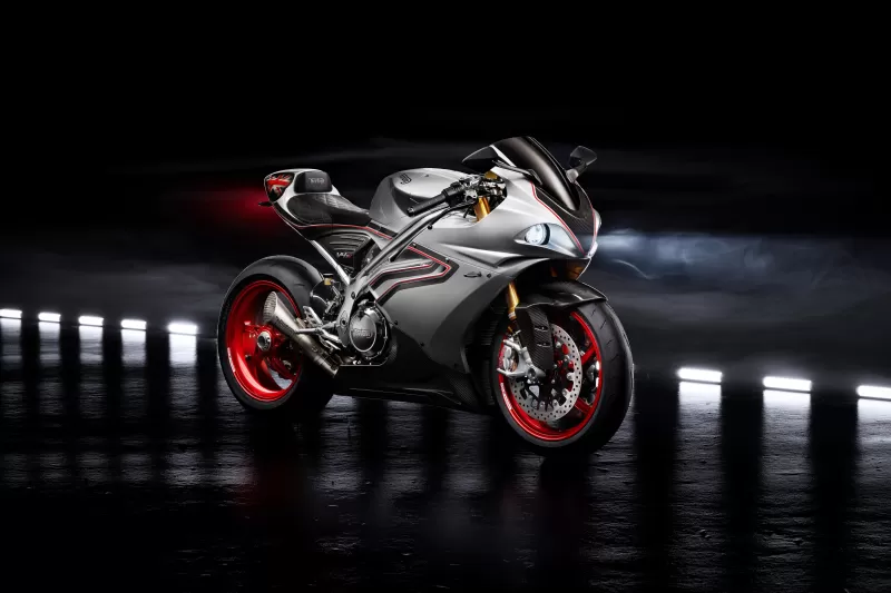 Norton V4SV, Superbikes, Dark background, Sports bikes, 5K