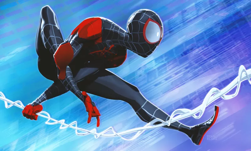Miles Morales, Spider-Man: Into the Spider-Verse, Digital Art