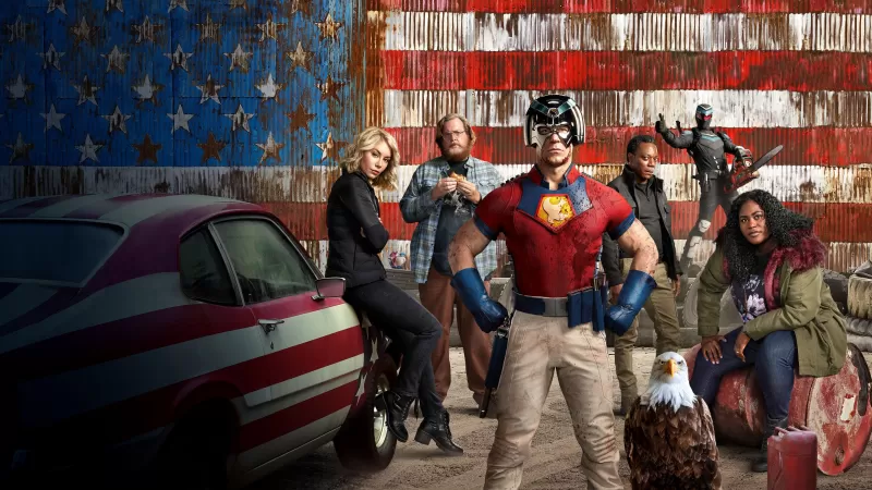 Peacemaker 2022, DC Comics, John Cena, Steve Agee, Chukwudi Iwuji, Jennifer Holland, Freddie Stroma, Danielle Brooks