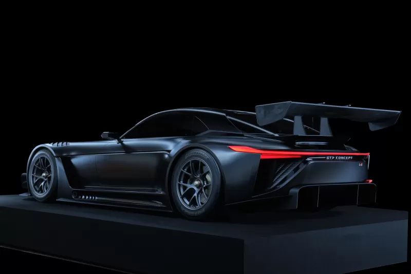 Toyota GR GT3 Concept, Black background 8K