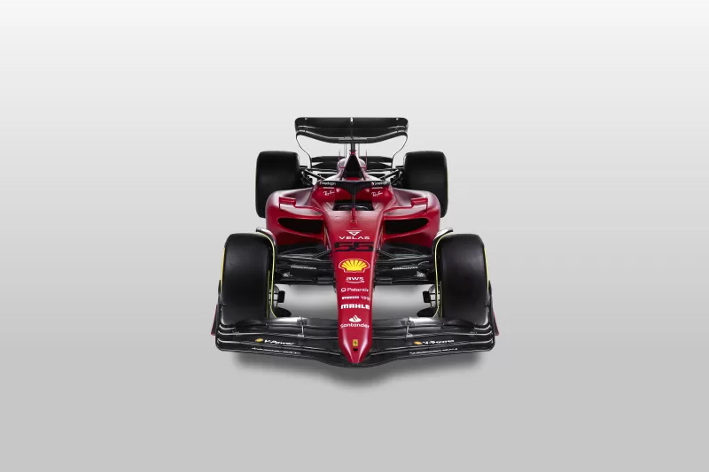 Ferrari F1-75, Formula One cars, Formula 1, 2022, White background, 5K