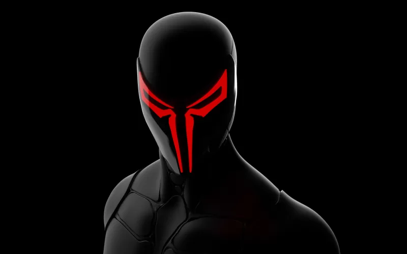 Spider-Man 2099, Marvel Superheroes, Marvel Comics, Concept Art, AMOLED, Black background