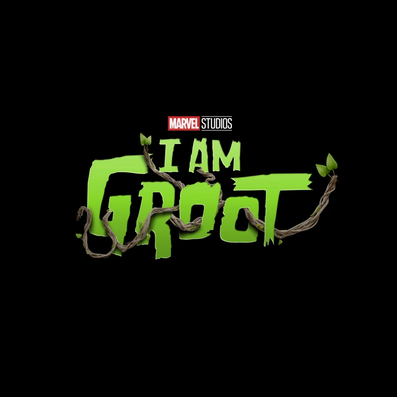 I Am Groot, 2022 Series, Marvel Comics, Black background, 5K