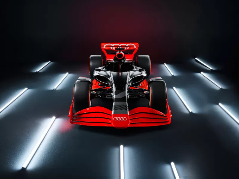 Audi F1 launch livery, Formula E racing car, 5K, 2022