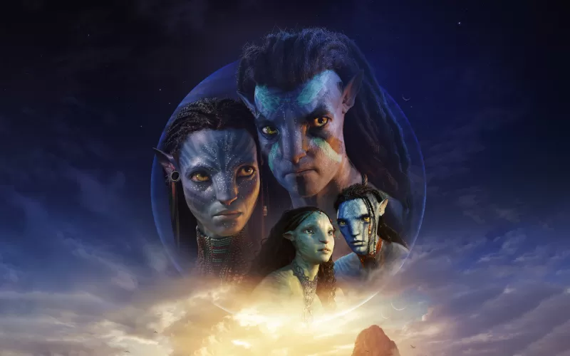 Avatar: The Way of Water, Avatar 2, 2022 Movies, Sam Worthington as Jake Sully, Zoe Saldana as Neytiri, 8K
