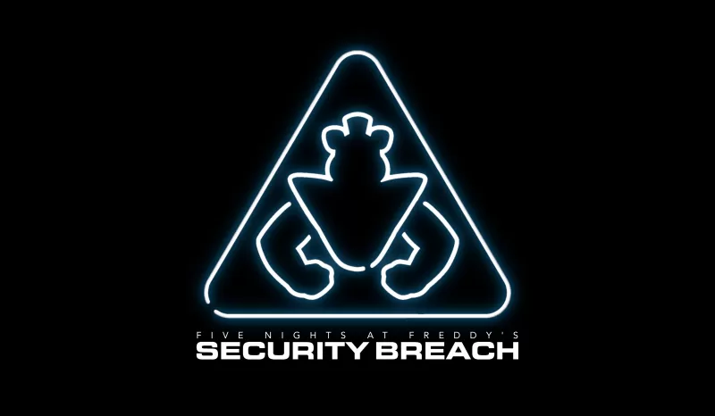 FNAF: Security Breach, Five Nights at Freddy's, Black background, AMOLED, 5K