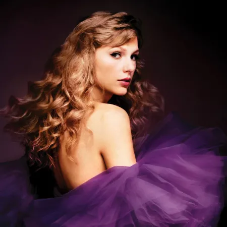 Beautiful singer, Taylor Swift, Purple aesthetic