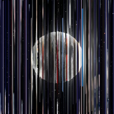 Moon, Astrophotography, Digital composition, Stars, 5K, 8K
