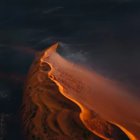 Desert, Mi Pad 5 Pro, Sand Dunes, Aerial view, Drone photo, Satellite image, Sunset, Evening, Stock
