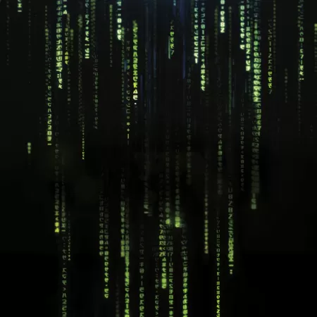 The Matrix Resurrections, 2021 Movies, Matrix code, Matrix rain, Matrix falling code, Dark background