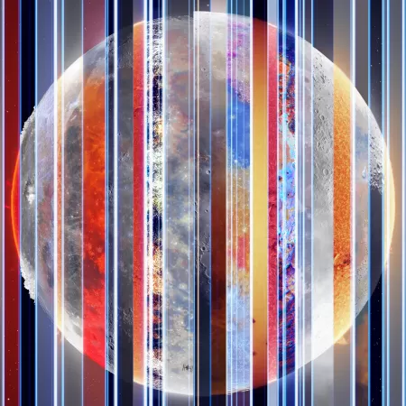 Solar, Lunar, Sun, Moon, Composition, 5K