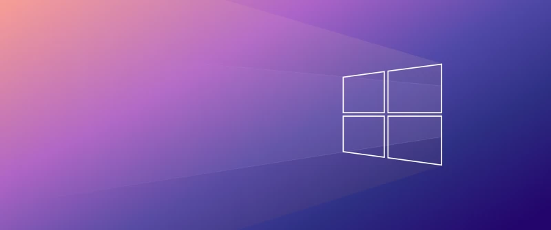 Windows 10, Gradient background, Minimal, Aesthetic, 5K