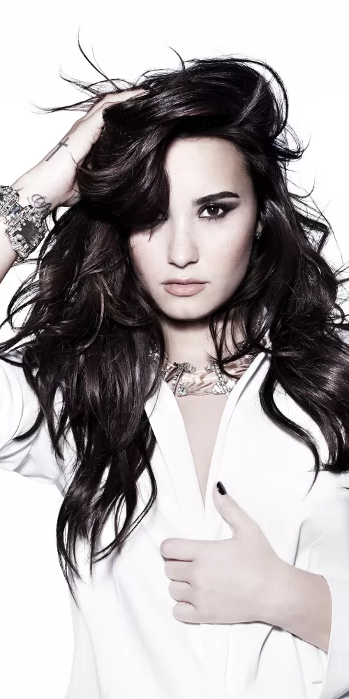Demi Lovato 4K, White background