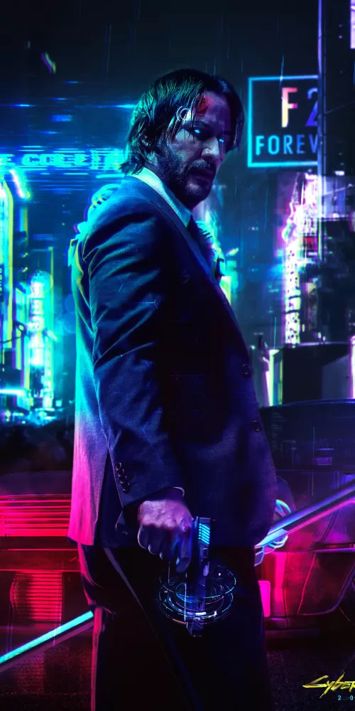 Cyberpunk 2077, John Wick, Keanu Reeves