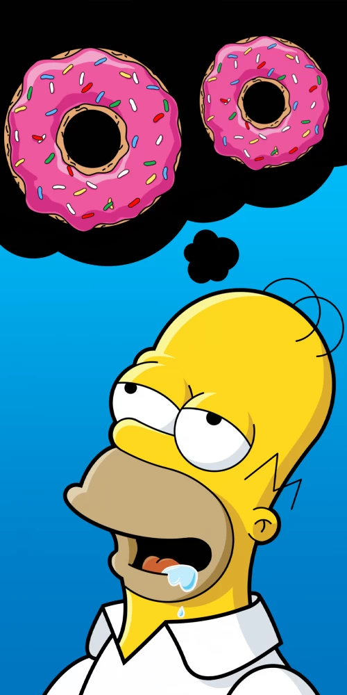 Homer Simpson, Donuts, Dynamic Island
