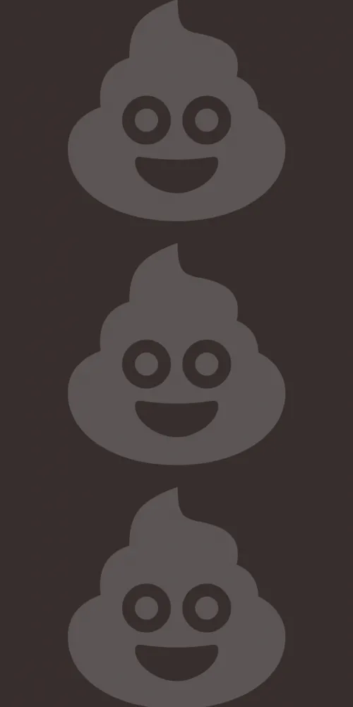 Emoji Brown wallpaper