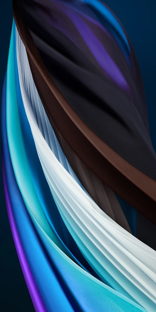 iPhone SE 2020 blue background