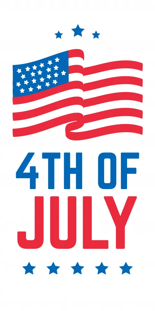 4th of July iPhone wallpaper