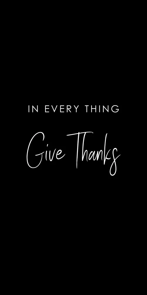 In everything Give Thanks iPhone wallpaper