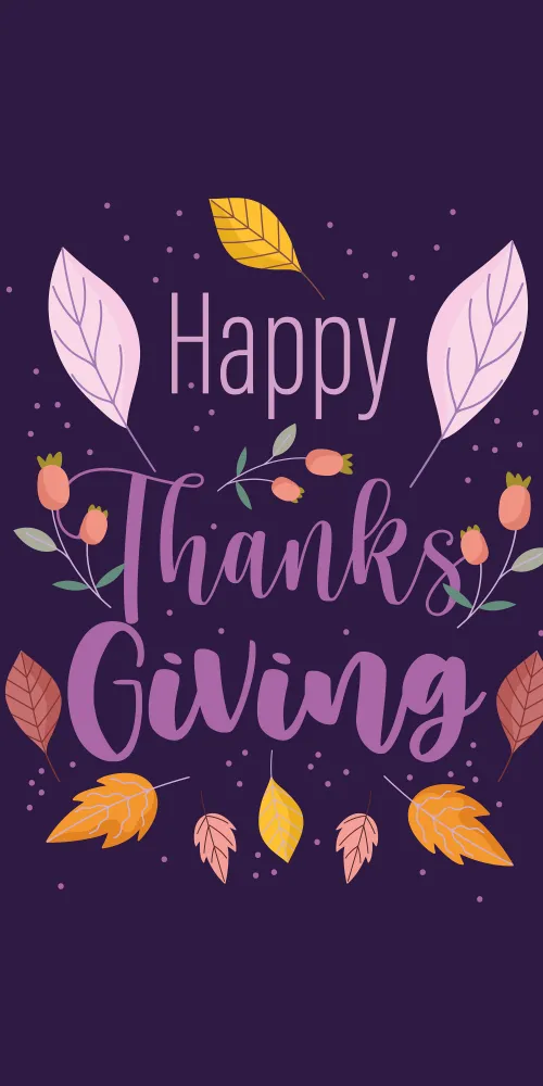 Happy Thanksgiving Aesthetic iPhone wallpaper