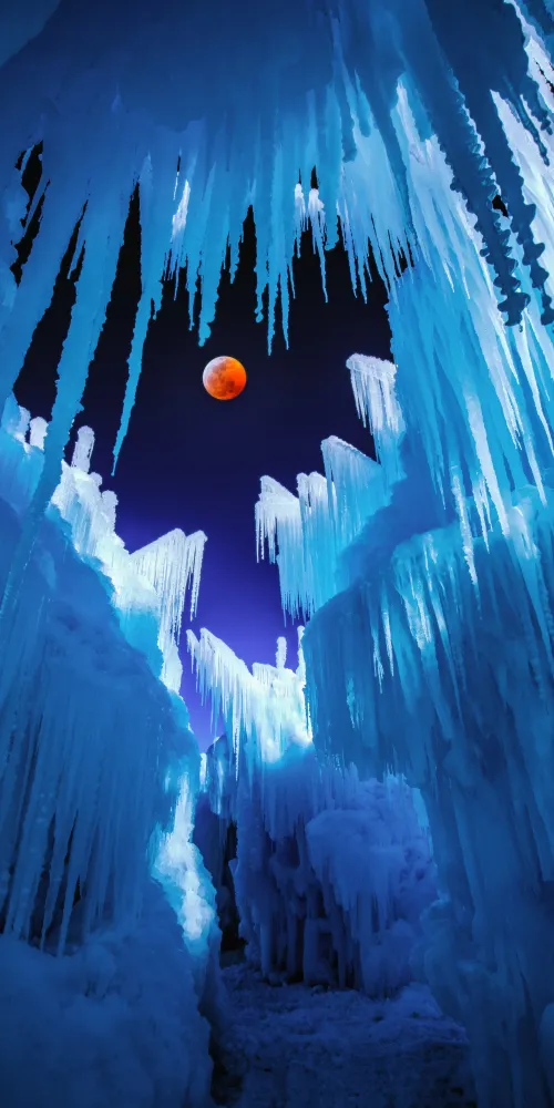 Ice Castles Eclipse, Tourist attraction, Utah, Aesthetic