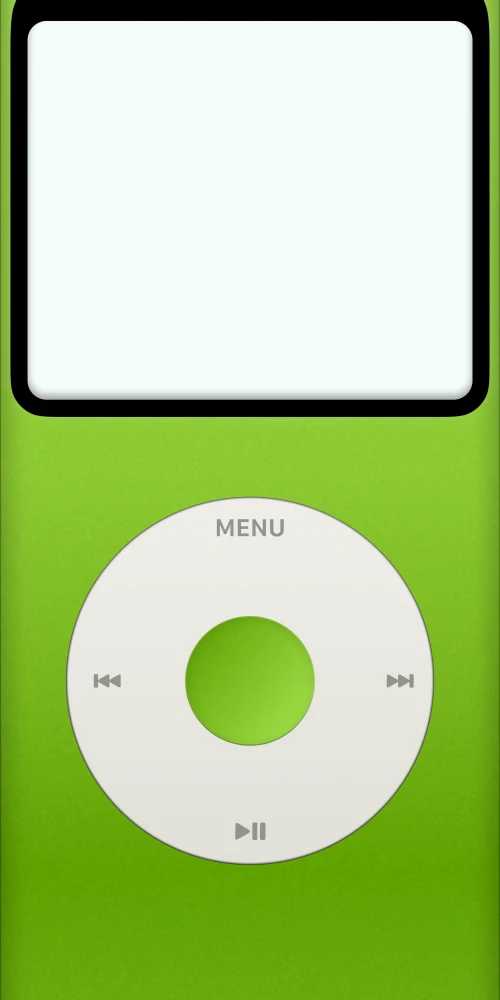 Green iPod Classic Wallpaper