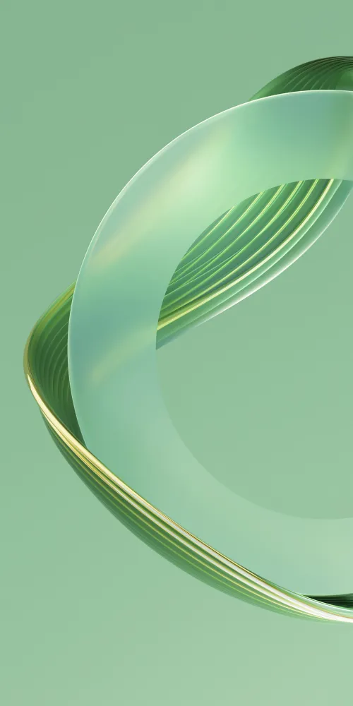 Green abstract, Aesthetic, Circle, Smooth, Emerald