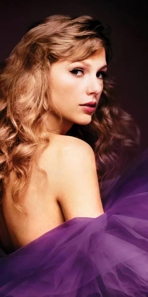 Beautiful singer, Taylor Swift, Purple aesthetic