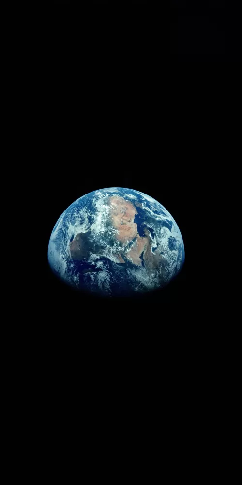 Earth, Space, Black background, Atmosphere, Blue planet, 5K, 8K