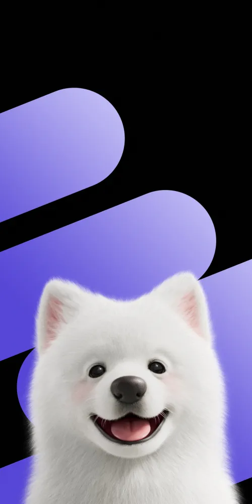 Honor Magic V Flip, Cute dog wallpaper