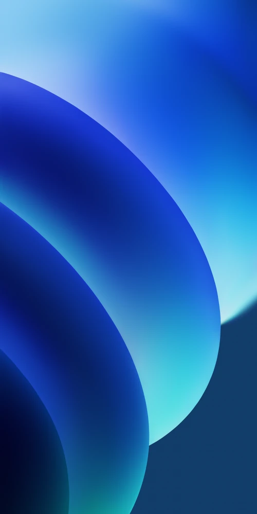 ColorOS 15, Blue aesthetic wallpaper