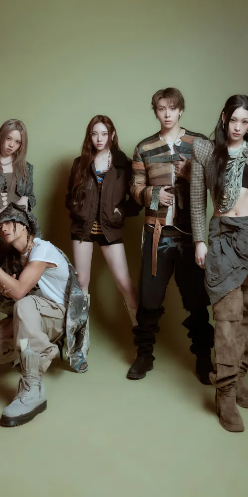 ALLDAY PROJECT, iPhone wallpaper 8K, Youngseo, Annie, Bailey, Tarzzan, Woochan