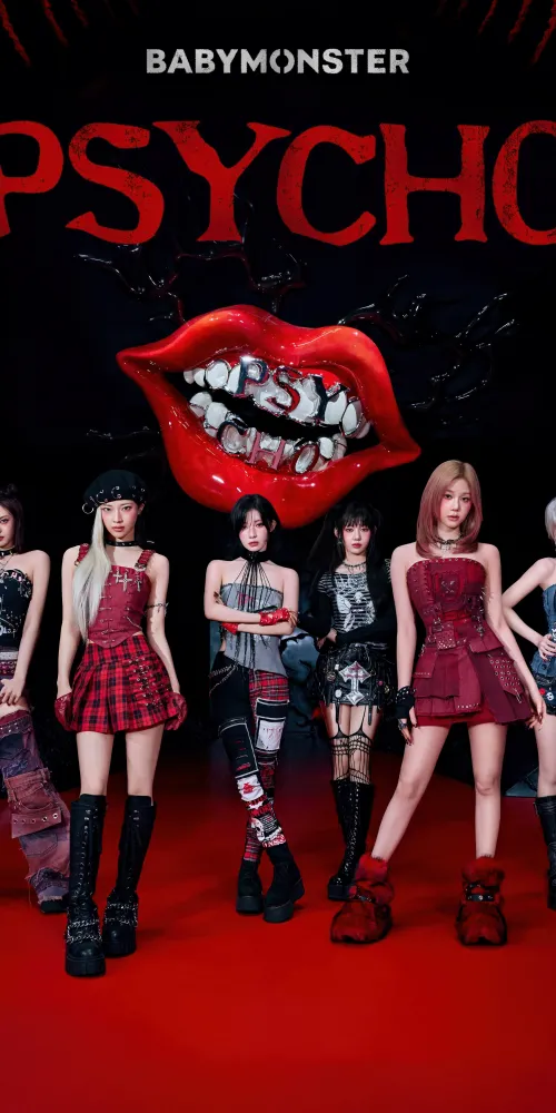 BABYMONSTER PSYCHO, 5K wallpaper