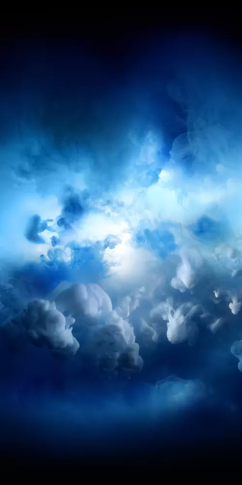 Storm, Clouds, Blue, iMac Pro, Stock, 5K