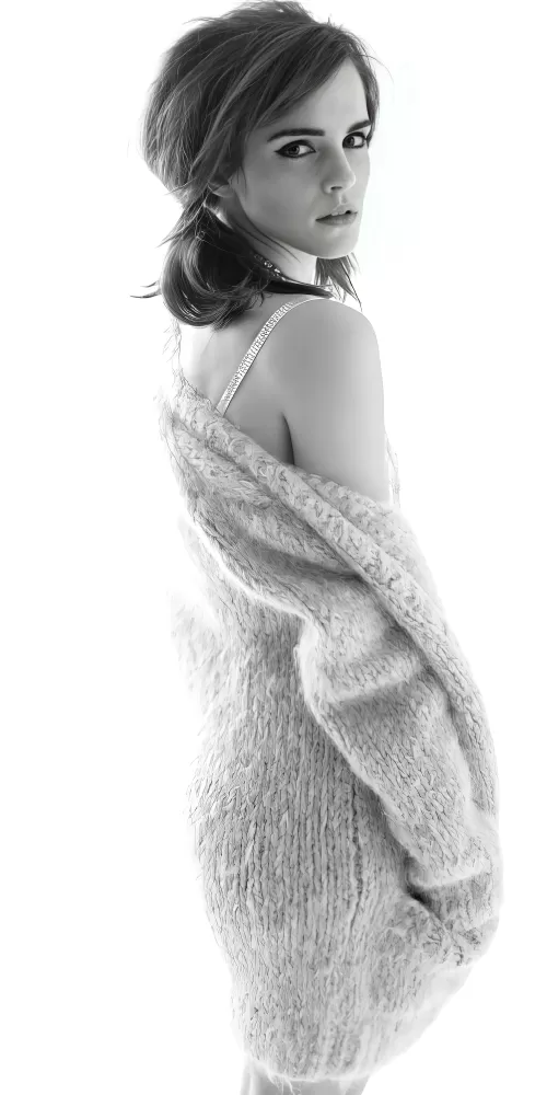 Emma Watson, Monochrome, Photoshoot, 5K