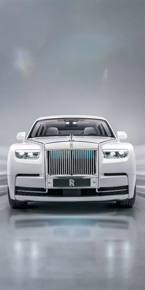 Rolls-Royce Phantom EWB Platino, Luxury cars, Expensive cars, 5K, White background, 2022